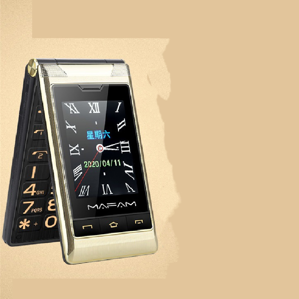 Full Network Connectivity Dual Screen Flip Cover Elderly Machine Backup Machine - Image 9