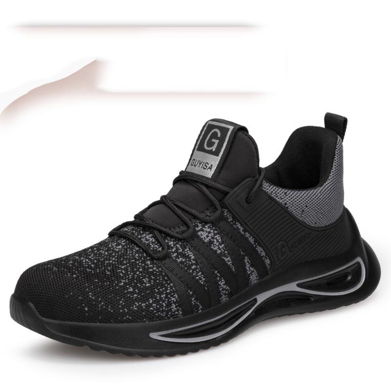 Pu Outsole Lightweight Fly Woven Breathable Safety Shoes – Bild 7