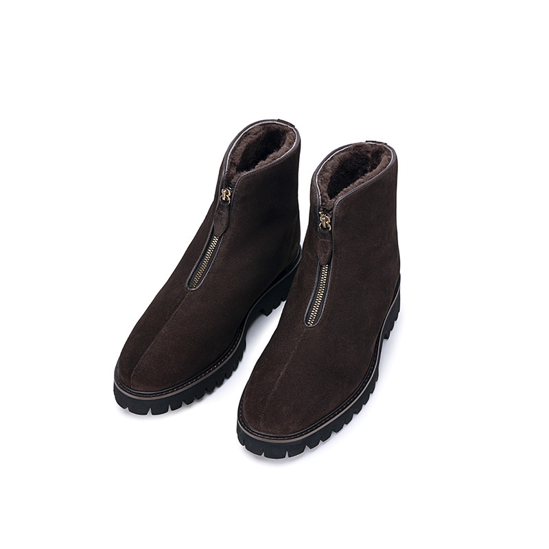 British Thick Height Increasing Snow Boots Platform Boots — изображение 5