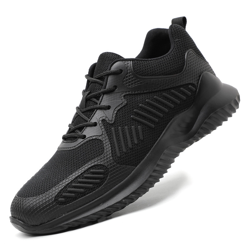 Full Black Lightweight Work Shoes - Image 2