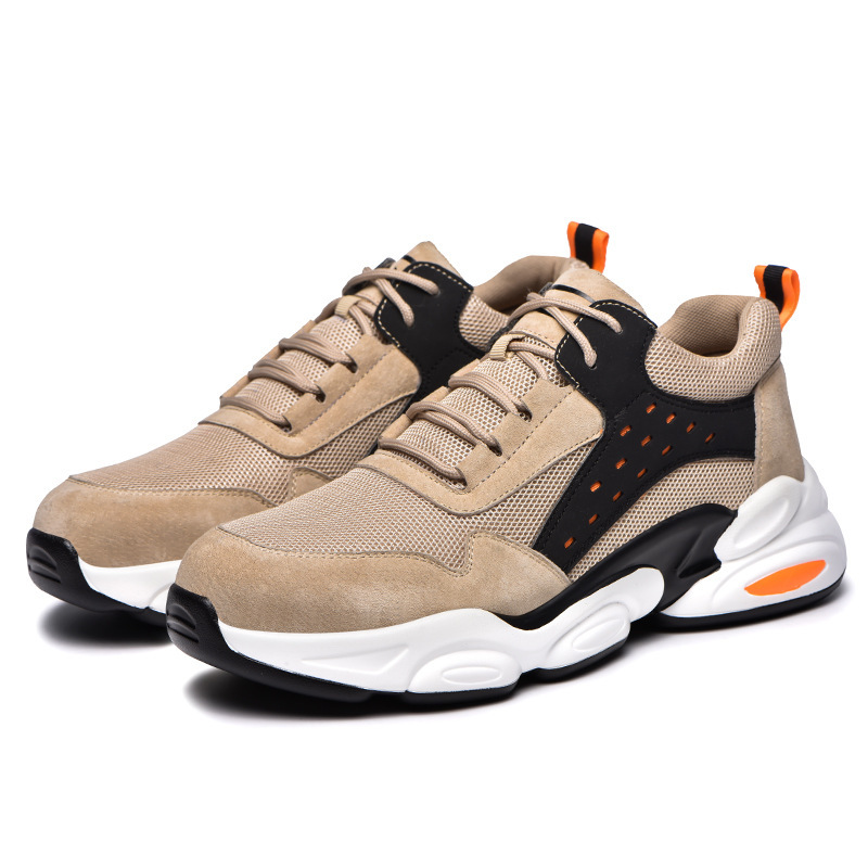 New Breathable Safety Shoes Men's Flying Knitting – Bild 3