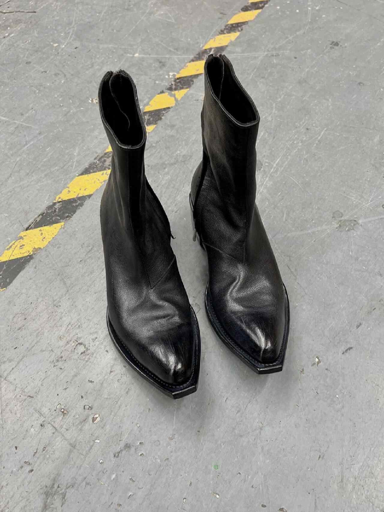 British Wizard Retro Spiral Oblique Zipper Martin Boots - Image 6