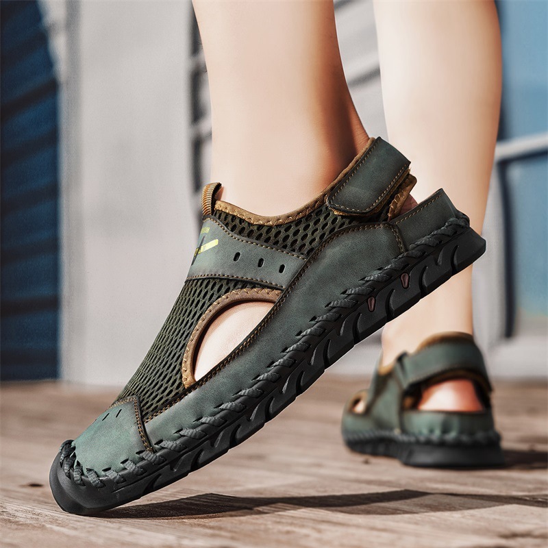 Breathable Beach Men's Mesh Sandals - Image 6