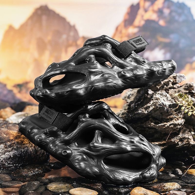 Hole Shoes Men's Sandals Outer Wear Hollow Slippers