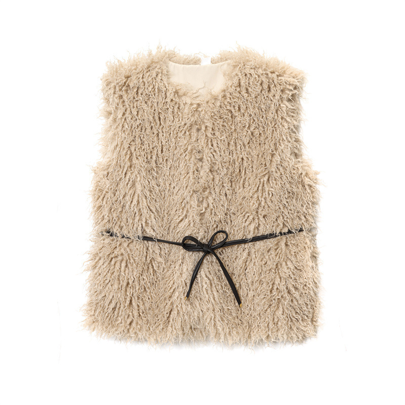 Temperament Women's Affordable Luxury Furry Vest - Image 6