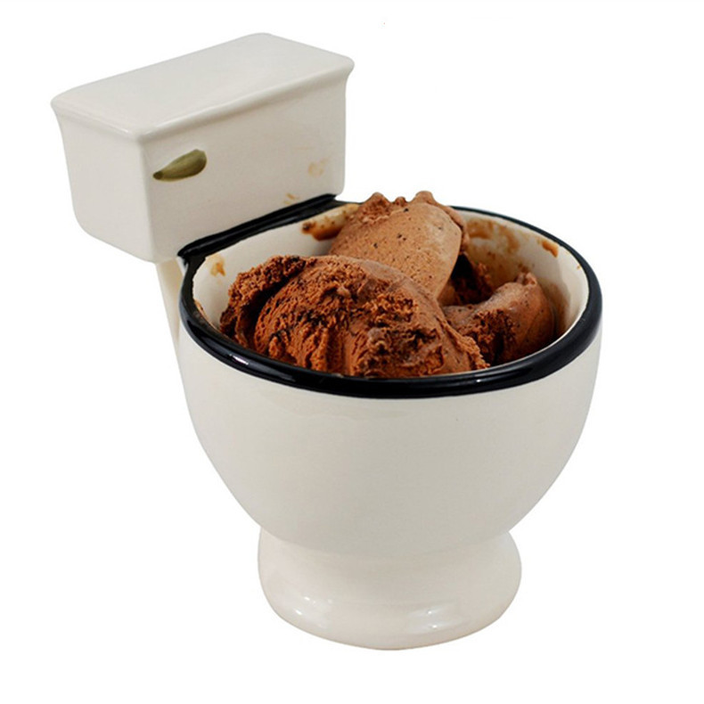 Creative Toilet Mug Ceramic Coffee Mugs with Handgrip Funny Gag Gift Tea Cup - Image 5