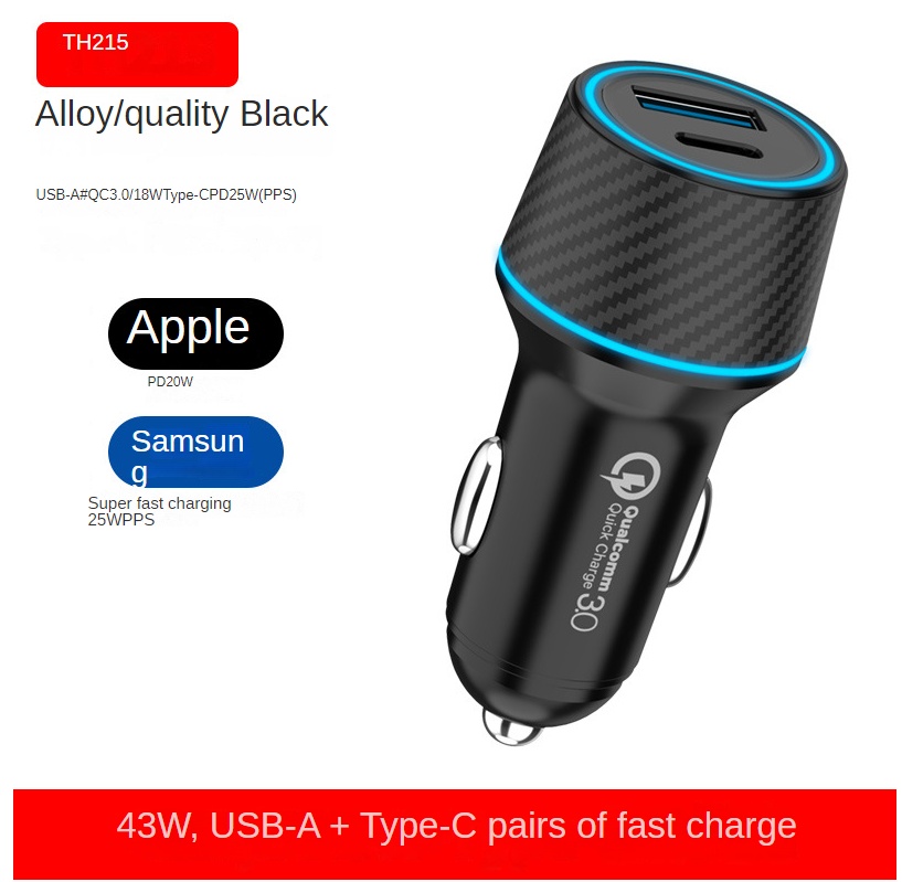 PD60W Dual Fast Charging Car Charger New - Image 6
