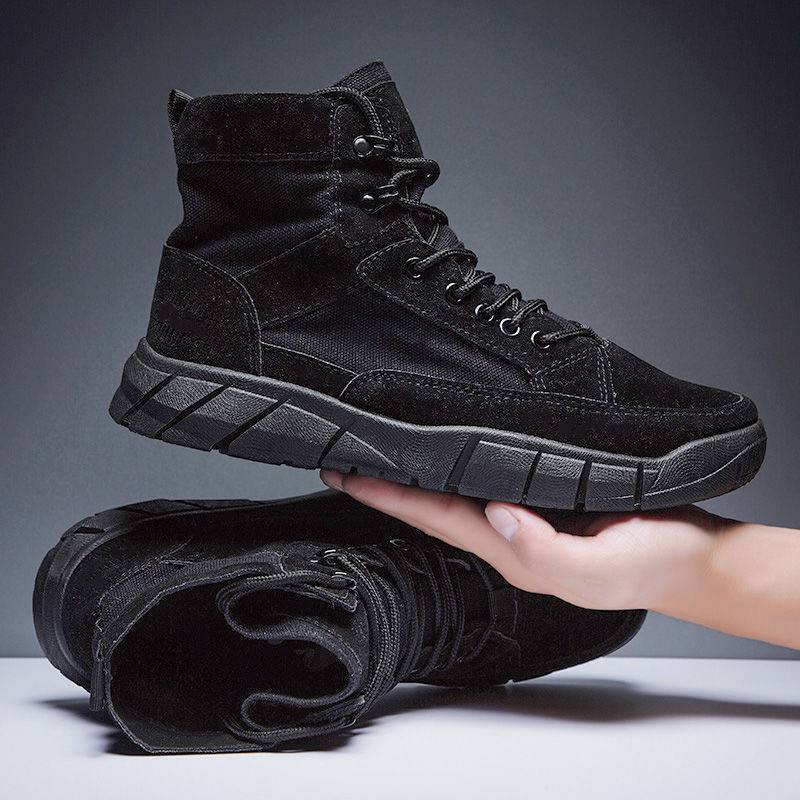 Men's British Style Casual All-matching Worker Boot - Image 10