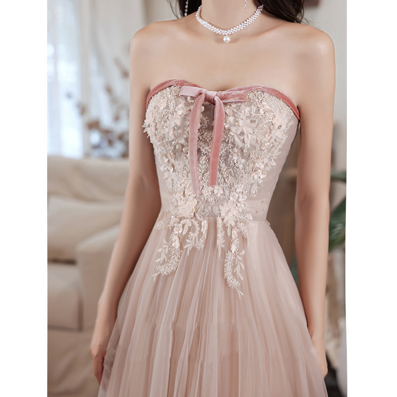 Elegant Tube Lace Sequined Ball Gown Pageantry Gown Prom gown — изображение 2