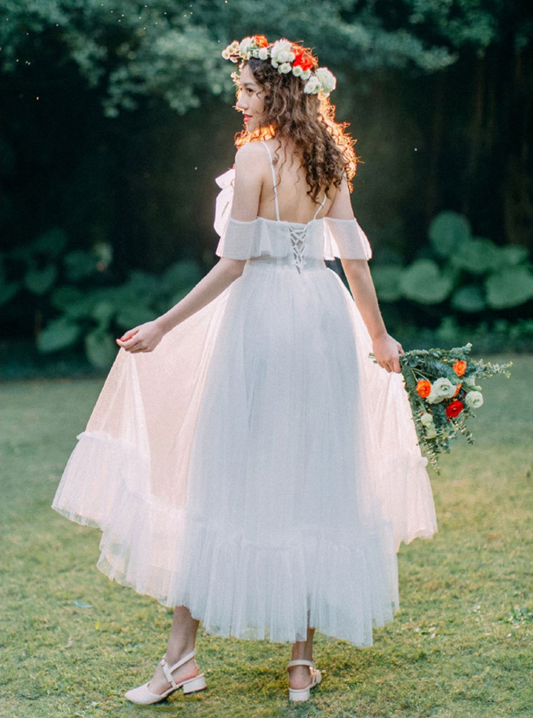 Suspended Bride Certificate Receiving Engagement Dress - Image 2