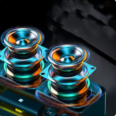 Wireless Bluetooth Speaker Multimedia Overweight Subwoofer Home Long Strip Small Stereo - Image 3