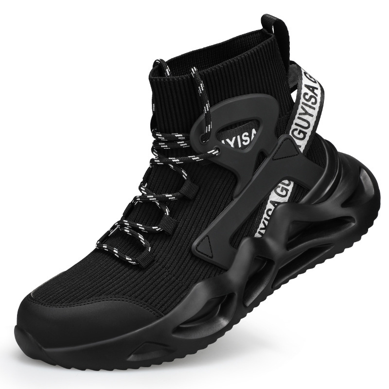 Men's Breathable And Smash-resistant Anti-seepage Steel Toe Cap Work Shoes - Image 4