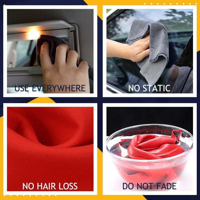 Thickened Absorbent And Hairless Deerskin Car Wash Towel - Image 5