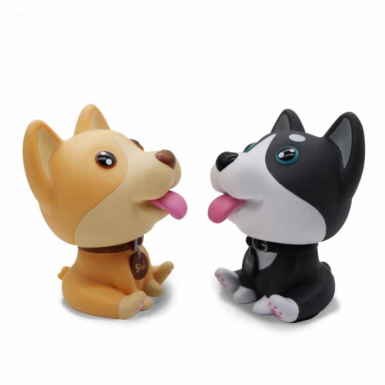 Car Dashboard Toys Nodding Dog Shaking Head Bobblehead Dolls Wobble Head Auto Accessory Interior Decor Car Ornaments Gifts Cute — изображение 5