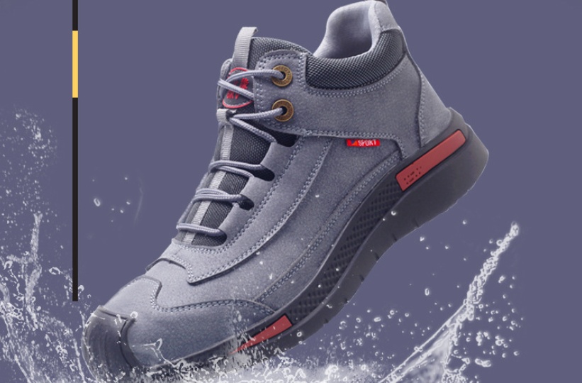 Anti Smashing And Anti Piercing Steel Toe Comfortable High Top Insulated Work Shoes – Bild 10