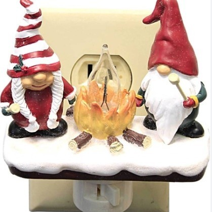 New Creative Resin Ghost Bonfire Flashing Resin Small Night Lamp - Image 4