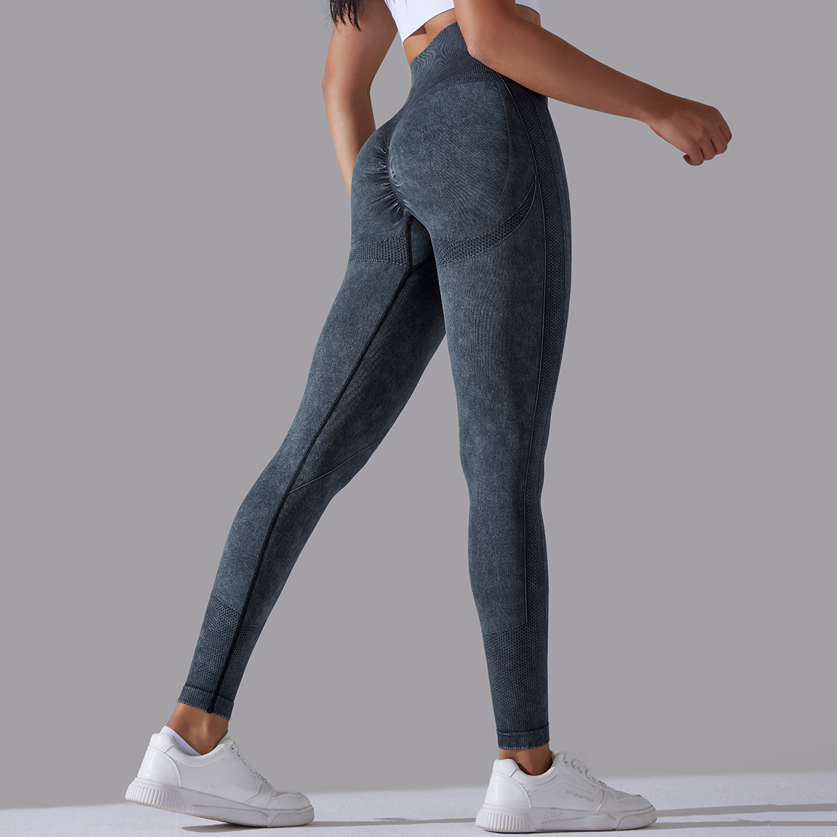Skinny Peach Hip Raise Yoga Pants - Image 6
