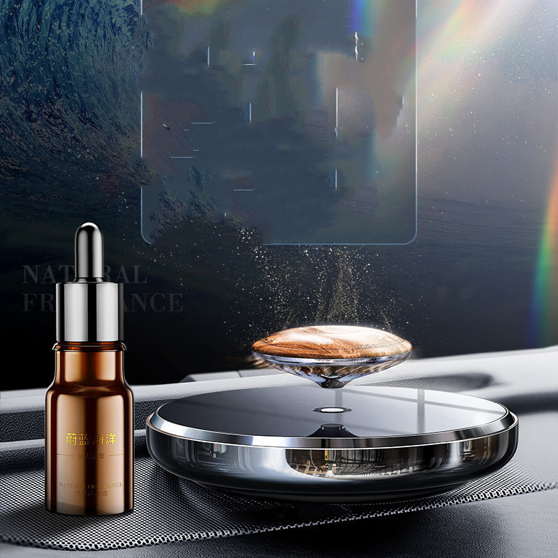 Maglev Solar Car Aromatherapy Car Perfume Holder Decoration Gift - Image 3