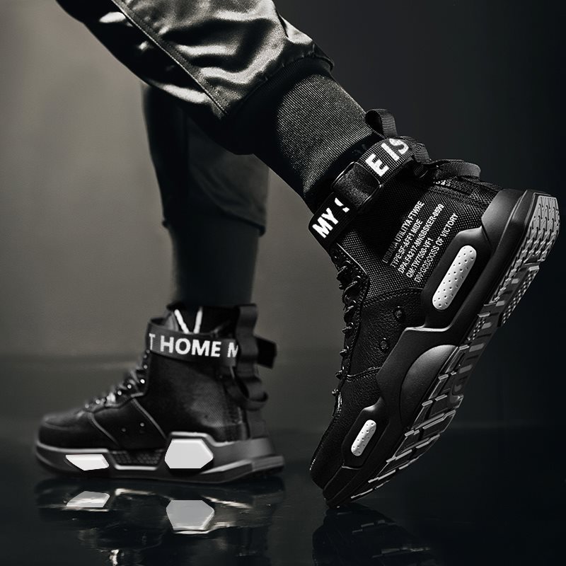 Martin Boots Motorcycle Black Work Shoes – Bild 4