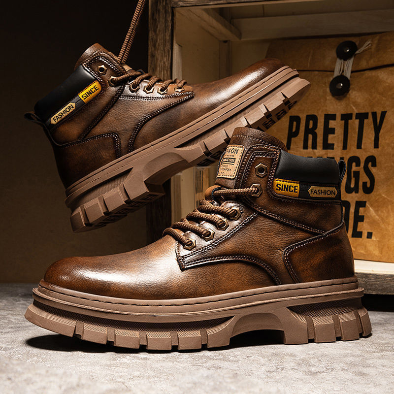 Martin Boots Men Trendy High Top British Working Wear — изображение 6