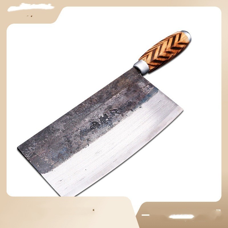 Traditional Iron Kitchen Knife High Carbon Manganese Steel Blade — изображение 6