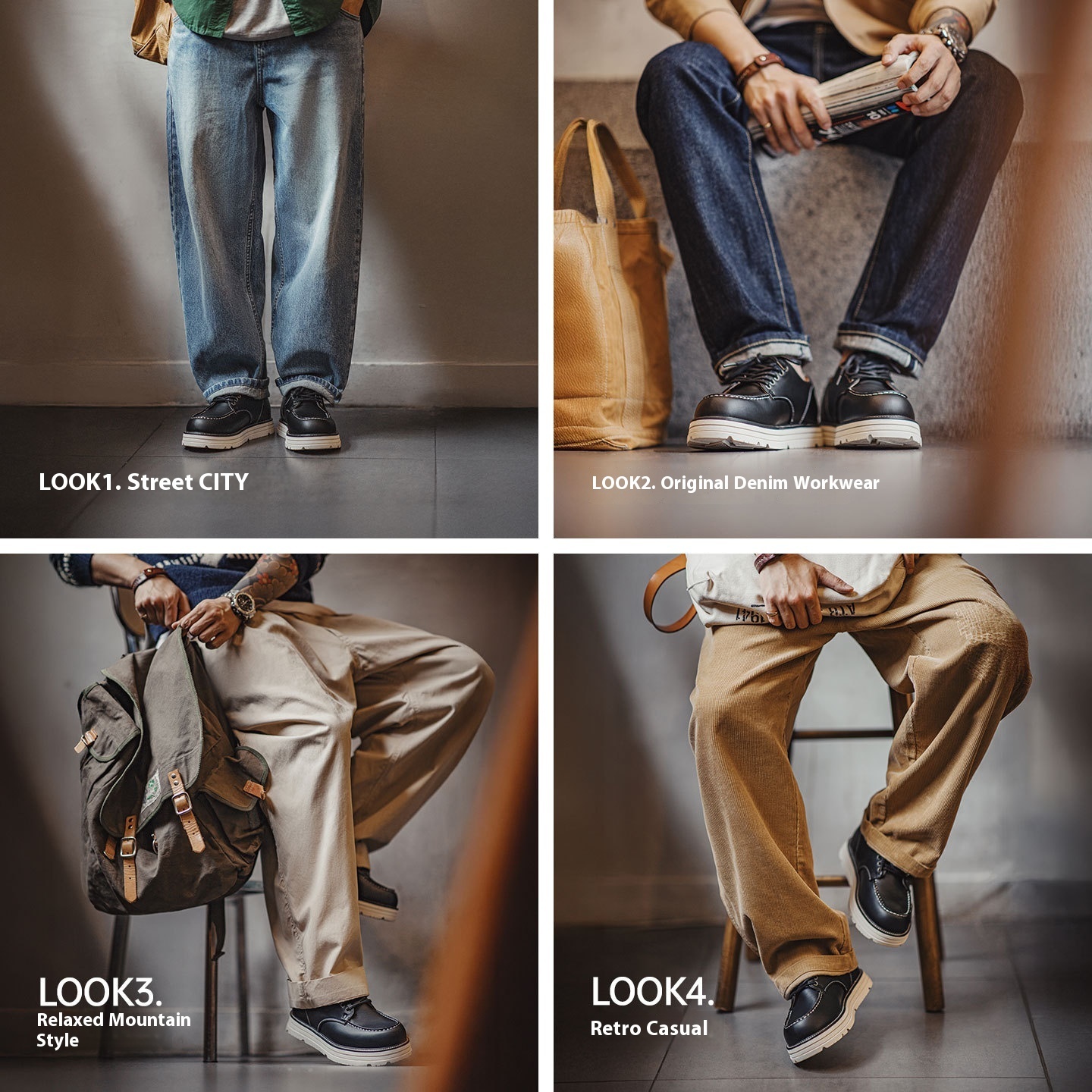 Madden Moka Xinmei Style Vintage Work Shoes - Image 2