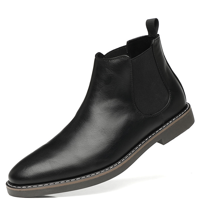 All-matching British Retro Chelsea Boots Men's Shoes - Image 5
