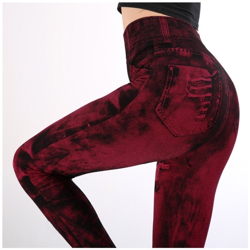 Women's Fake Fake Leggings Yoga Pants - Image 7