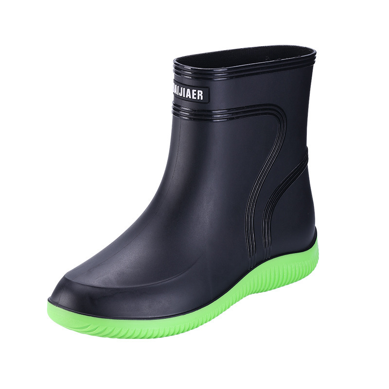 Cotton-padded Warm-keeping Fixed Velvet Rain Boots For Men And Women - Image 2