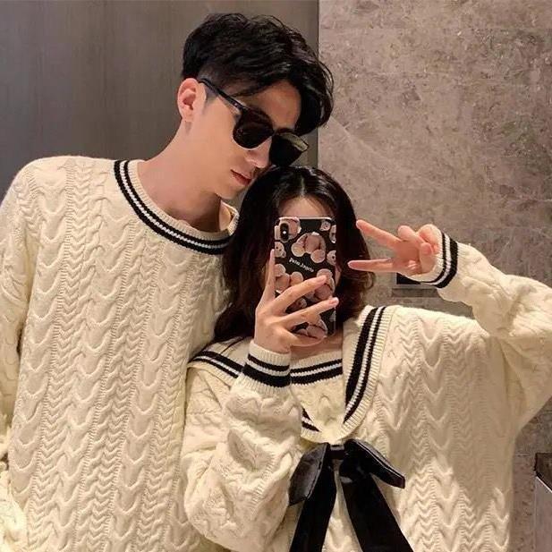 Versatile Color-blocking Ins Japanese-style Preppy Fashion Pullover Top - Image 4