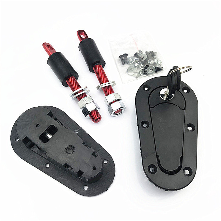 Racing car modified parts front cover lock hood lock hood lock - Image 2