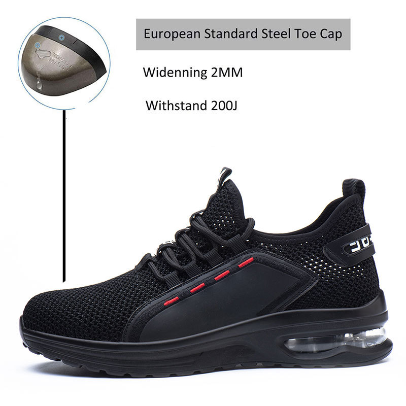 Mesh Fly Woven Anti-Smashing And Anti-Piercing Safety Shoes – Bild 4