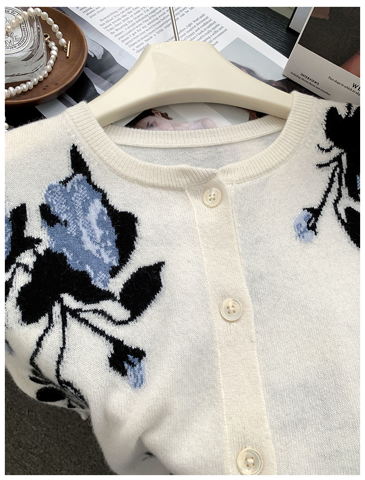 Women's Simple Casual Printed Sweater – Bild 2