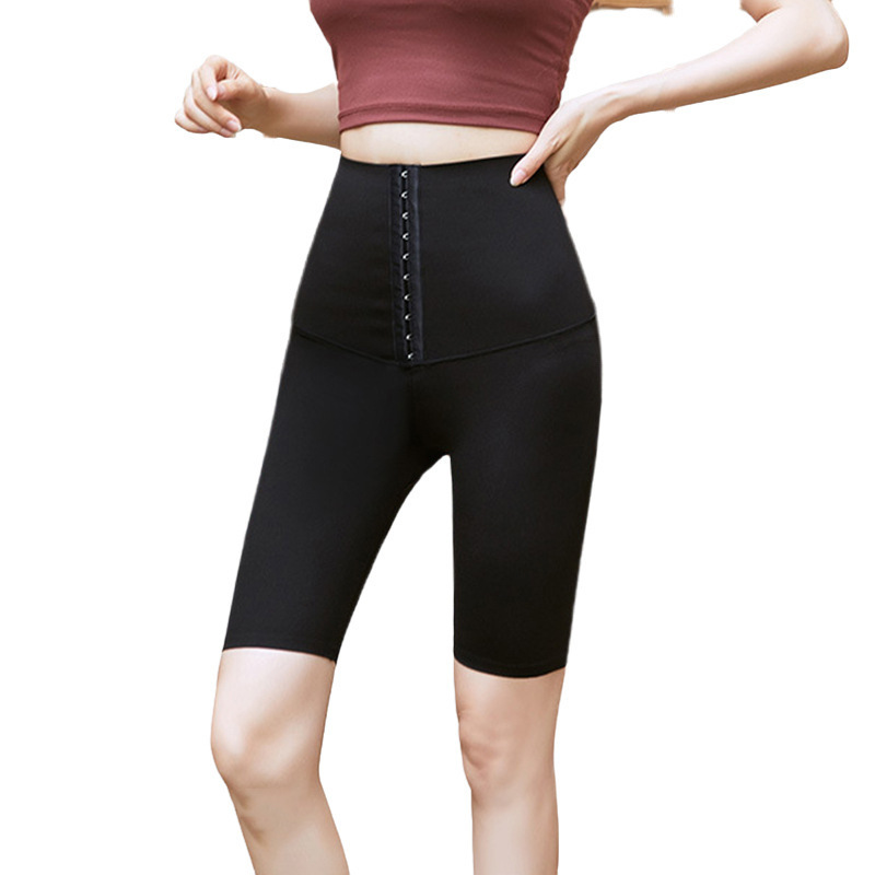 High waist breasted belly yoga pants