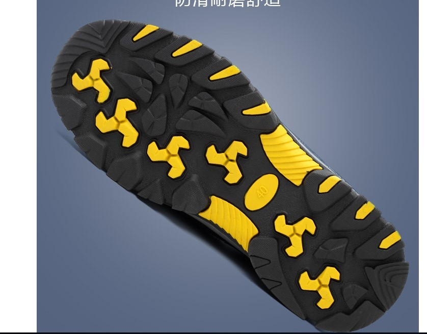 One-legged anti-smashing anti-piercing steel toe caps shoes Breathable and wear-resistant safety shoes anti-splashing hot welding shoes — изображение 3