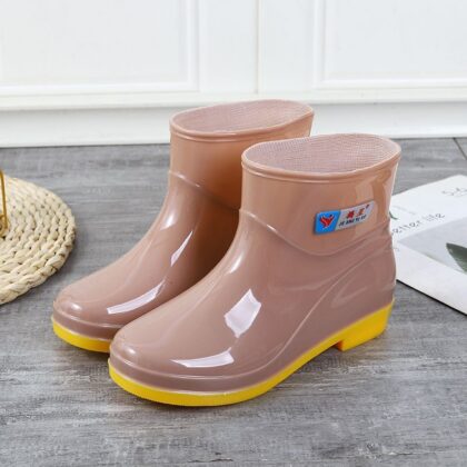 Women's Low-cut Rain Boots Non-slip Waterproof Tendon Bottom