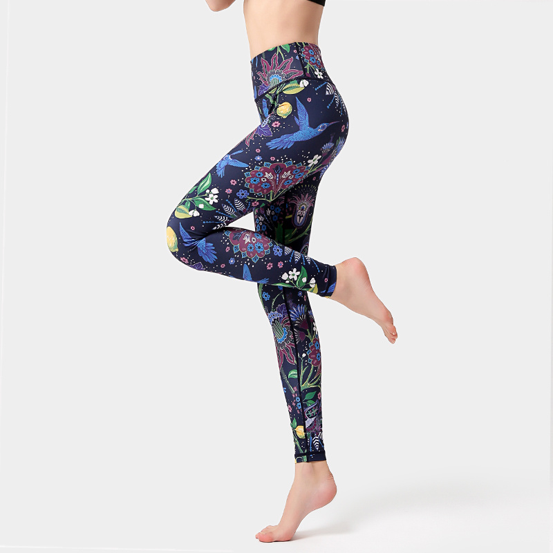 Quick-drying printed yoga pants - Image 2
