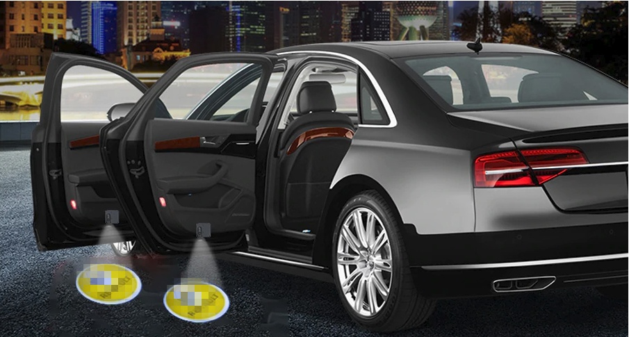 2 Pcs Wireless Welcome Light Battery Type No Hole - Image 4