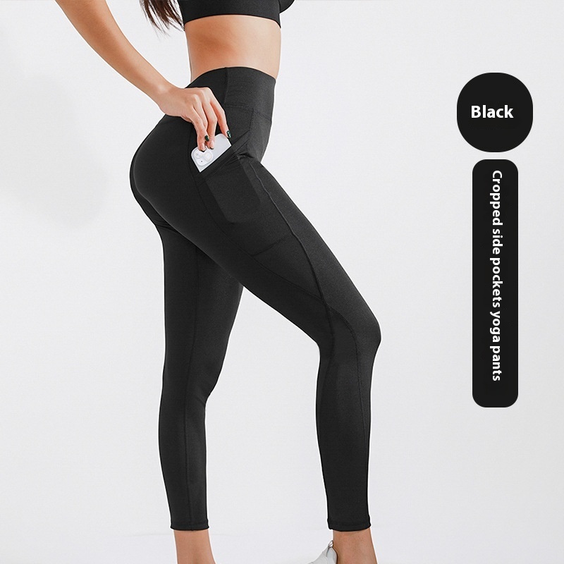 Yoga Pants Women's Sports Fitness Five-point Shark Pants - Image 6
