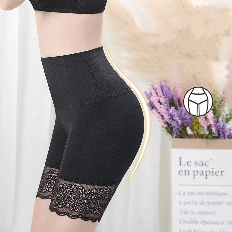 High Waist Flat Leg Abdomen Pants Postpartum Shaping Body Pants - Image 4