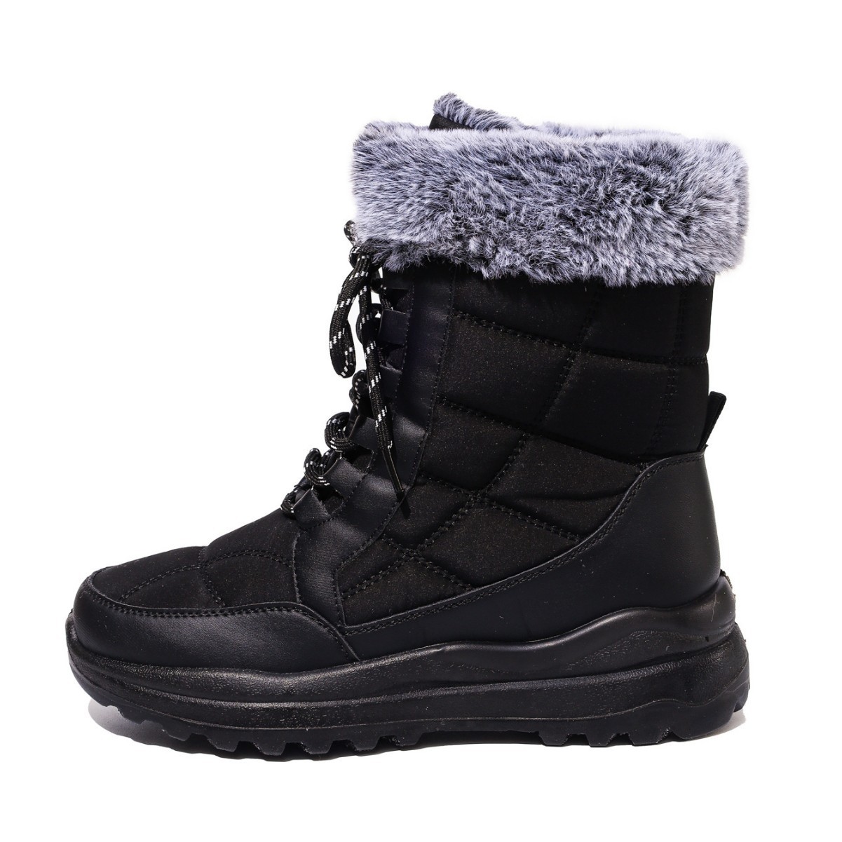 Women's High-top Snow Boots Fleece-lined Non-slip Waterproof Boots - Image 5