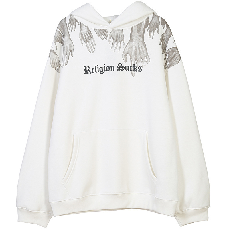 HOODIE ghost hand fleece hoodie – Bild 6