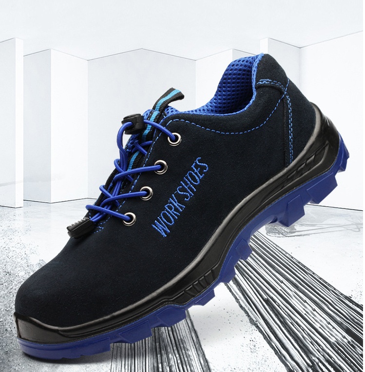 Safety shoes for men's safety shoes, anti puncture, puncture proof, injection molding, solid bottom, wearable and breathable shoes.