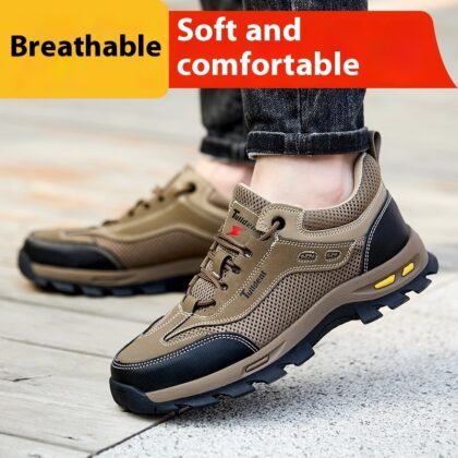 Anti Smashing Anti Piercing Breathable And Anti Odor Protective Shoes For Men