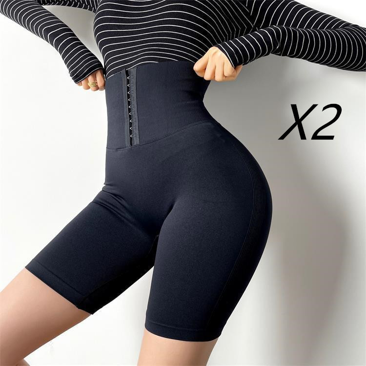 Knitted Waist Peach Fitness Pants Women's Shaping Hip Yoga Pants — изображение 6