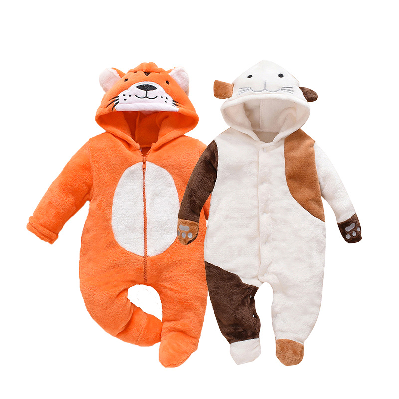 Baby home warm and velvet romper - Image 2