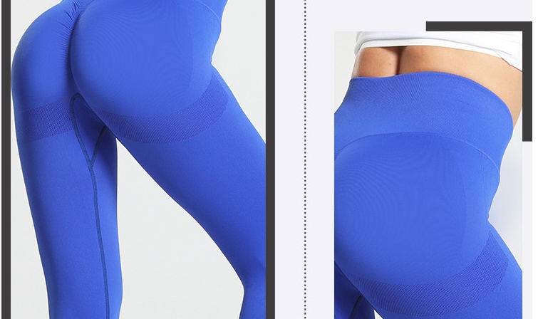 Seamless Knit Peach Butt Yoga Pants - Image 8