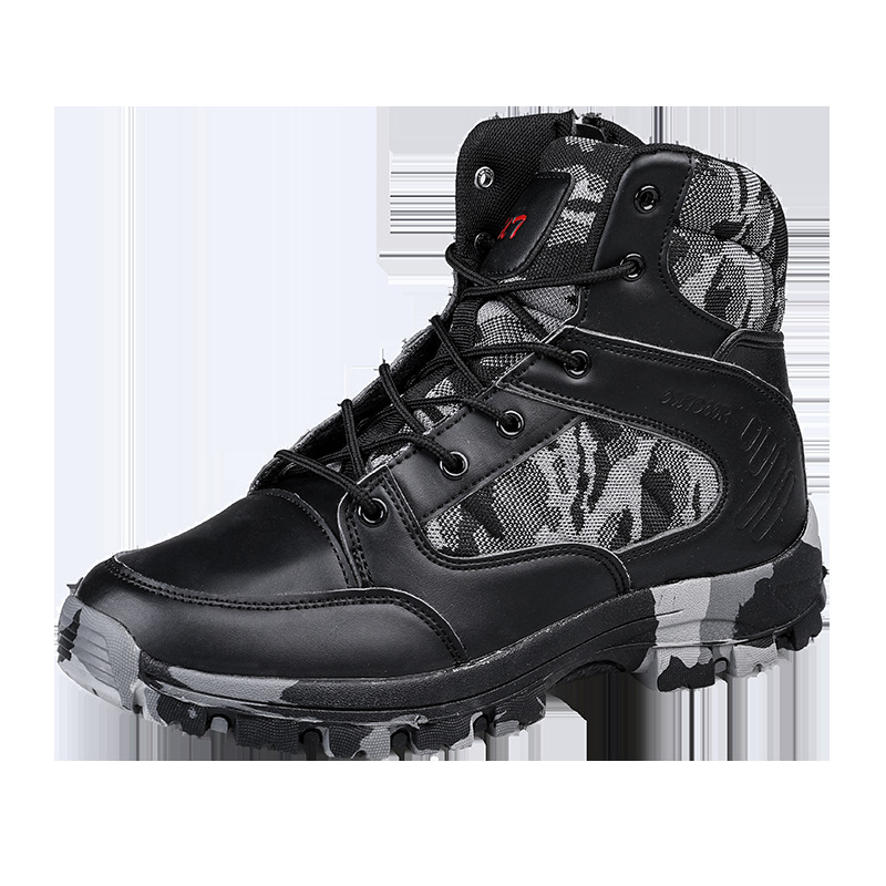 Outdoor Travel Men's High-top Hiking Shoes - Image 5
