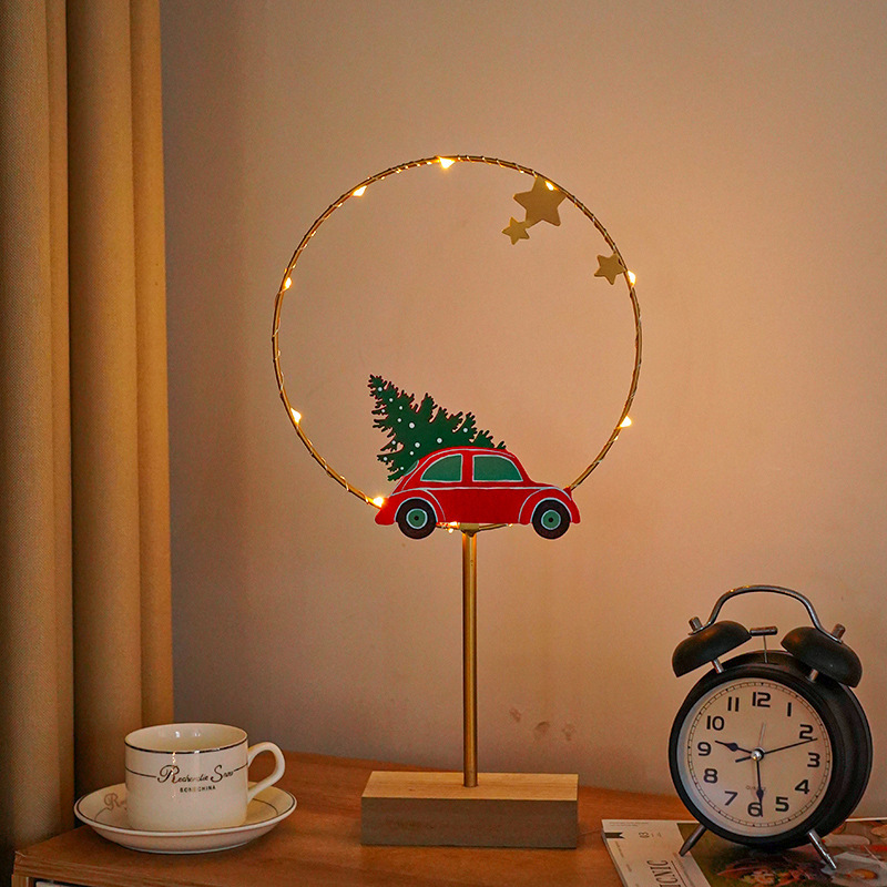 Christmas Led Wrought Iron Decorative Lamp Ornaments - Image 7