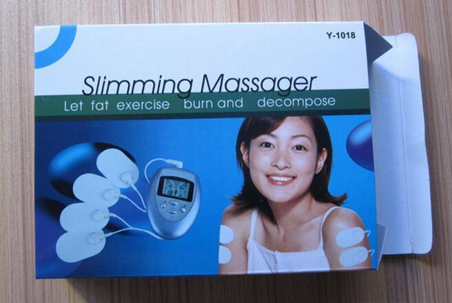 4 Pads Full Body Slimming Fat Burner Electric Muscle Stimulator – Bild 2